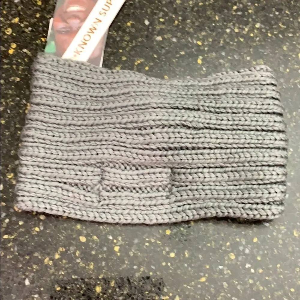Known Supply Jett Grey Knit Headband. NWT!